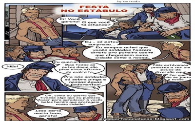 Quadrinhos Gay – Festa no Estábulo